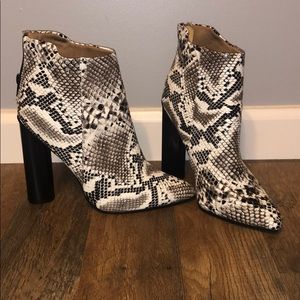 Snake skin high boots!!!